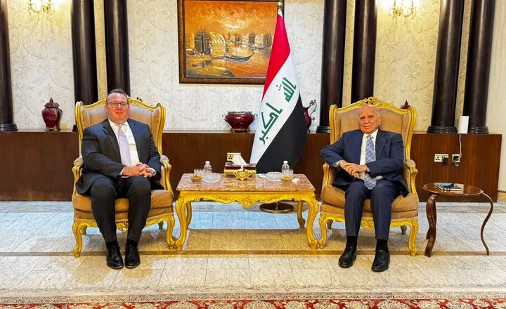 دیدار وزیر خارجه عراق با کاردار آمریکا در بغداد