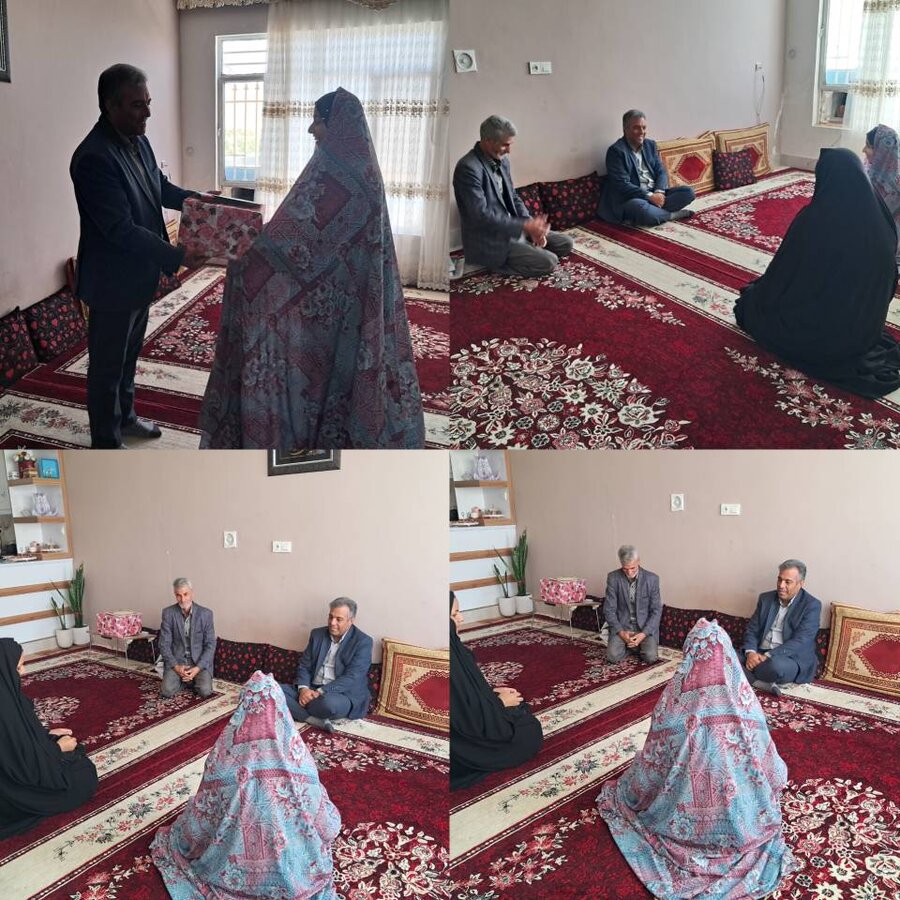 تقدیر از همیار روابط عمومی بهزیستی زیرکوه