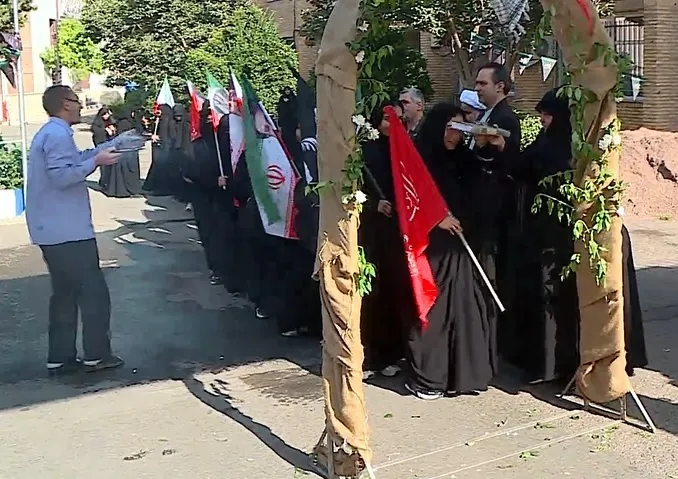 بدرقه دانشجو معلمان زائر اربعین در قزوین/ اعزام یک هزار دانشجو به مراسم اربعین