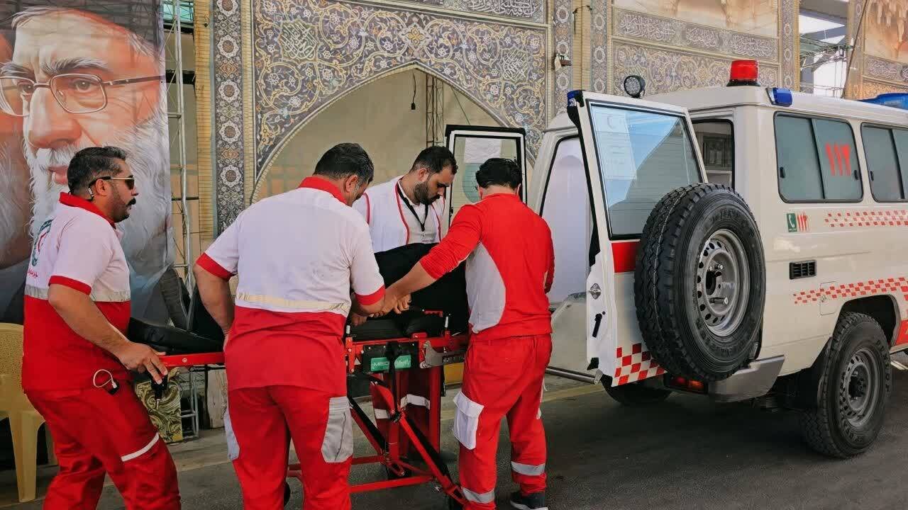 ۵۰ نیروی درمانی هلال‌احمر قم به زائران اربعین خدمت‌رسانی می‌کنند